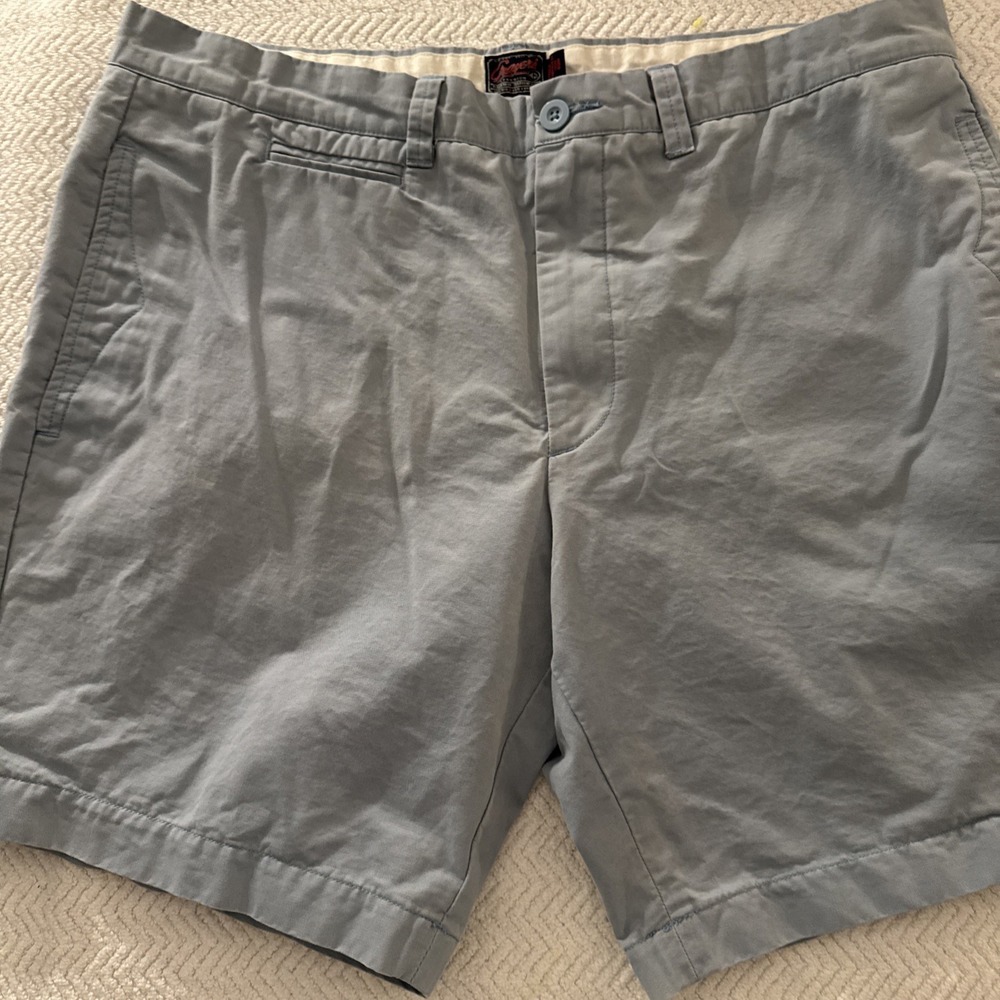 Mens Chino Shorts Sz 40W Gray 100% Cotton GRAYER'S PREMIUM